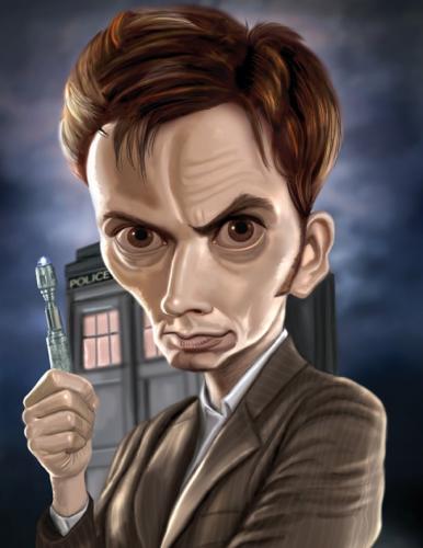 Cartoon: Dr. Who (medium) by tobo tagged caricature