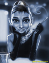 Cartoon: Audrey Hepburn (small) by tobo tagged caricature,audrey,hepburn
