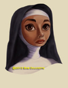 Cartoon: The Nuns Story (small) by tobo tagged audrey,hepburn