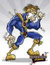 Cartoon: Cyclops freak-out (small) by Hellder Gonzales tagged cyclops cartoon ultimate digital painting