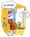 Cartoon: Ho Ho Ho (small) by ari tagged weihnachten nikolaus sack kind weihnachtsmann
