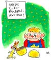 Cartoon: rückruf (small) by ari tagged hase ei kind ostern rabbit egg children eastern eierskandal