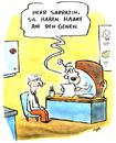 Cartoon: Sarrazin (small) by ari tagged sarrazin,gen,bundesbank,deutschland,migranten,islam,buch,buchmesse,arzt,gesundheit,krankenkasse,plikat,rezept,praxis,reform