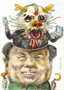 Cartoon: China-Dragon (small) by Rainer Ehrt tagged china,mao,globalisierung,drache