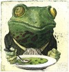 Cartoon: Gourmet (small) by Rainer Ehrt tagged gourmet,frosch,frog,animal,pleasure,enjoyment,taste