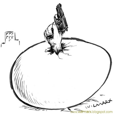 Cartoon: O ovo da serpente (medium) by Wilmarx tagged violence,world