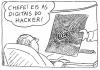 Cartoon: Hacker (small) by Wilmarx tagged hacker internet