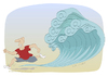 Cartoon: Spam tsunami (small) by Wilmarx tagged internet,email,spam