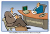 Cartoon: CEO Temporary Agencies (small) by carol-simpson tagged ceo,business,greed,temporary,workers