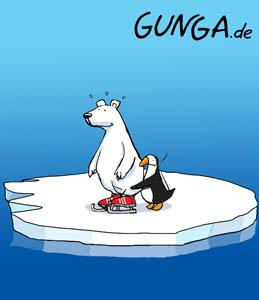 Cartoon: Eisbär (medium) by Gunga tagged eisbär