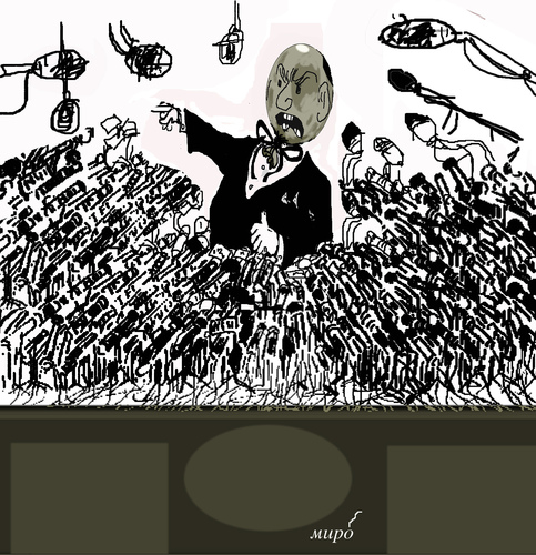 Cartoon: ideolog (medium) by Miro tagged ideolog