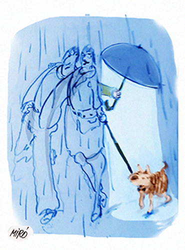 Cartoon: NO TEXT (medium) by Miro tagged no,text