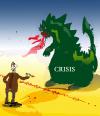 Cartoon: CRISIS (small) by Miro tagged crisis