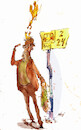 Cartoon: no comment (small) by Miro tagged no,comment
