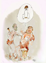 Cartoon: no text (small) by Miro tagged no,text