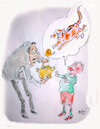 Cartoon: no text (small) by Miro tagged no,text