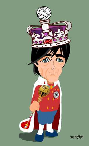 Cartoon: Joachim Löw (medium) by Senad tagged bosnia,nadarevic,senad,löw,joachim,karikatura