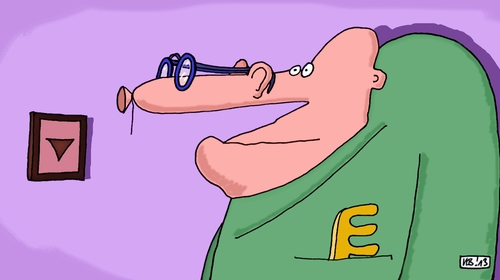 Cartoon: Brillchen (medium) by Leichnam tagged brillchen,brille,sehhilfe,nasenfahrrad,ohren,langer,zinken