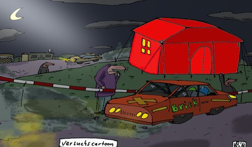 Cartoon: nur Versuch (medium) by Leichnam tagged versuch,versuchscartoon