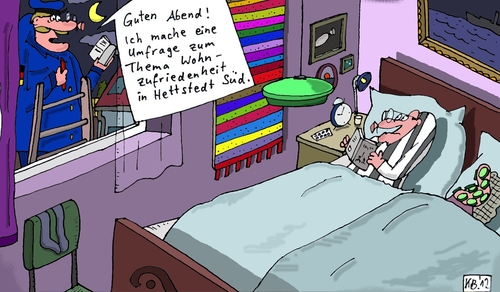 Cartoon: Schlafraum (medium) by Leichnam tagged schlafraum,nachtruhe,umfrage,hettstedt,wohnzufriedenheit