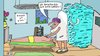 Cartoon: - (small) by Leichnam tagged erholsam wellness massage welle wasser rohrbruch