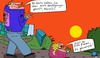 Cartoon: Ab heute (small) by Leichnam tagged ab,heute,verfügungsgewalt,karolin,gewaltfrei,chefin,boss,zu,früh,gefreut