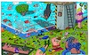 Cartoon: altbekannter Scherz (small) by Leichnam tagged altbekannter,scherz,freibad,schwimmbad,hai,hi,sommer,sonne,urlaub,hitze,plantschen,wasser