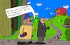 Cartoon: Dame mit Hut (small) by Leichnam tagged dame,hut,stengelfried,bällchen,anzug,seriös,wirkung,leichnam,leichnamcartoon