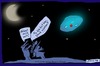 Cartoon: Dust (small) by Leichnam tagged dust,staub,erde,heimat,ufo,weltraum,kosmos,wischen,reinigen,säubern,hausmann,ehe,universum,nehmt,mich,mit,sehnsucht,fernweh