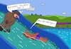 Cartoon: Gespräch (small) by Leichnam tagged gespräch,wasser,rutsche,freibad,leichnam,leichnamcartoon,sommer,sonne,hitze,schwimmbad,gleitzeit