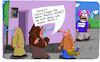 Cartoon: Grrrrr! (small) by Leichnam tagged grrrrr scholz meier maske horrorclown boss chef leichnam leichnamcartoon