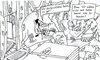 Cartoon: Hinterwäldler (small) by Leichnam tagged hinterwäldler,einsam,allein,trommel,bumsen,musik,wald,unterholz