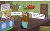 Cartoon: TAUSEND KLEINE DINGE (small) by Leichnam tagged tausend,kleine,dinge,tante,emma,laden,verkauf,verkäufer,kunde,ansatzweise,sie,wünschen