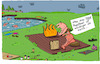 Cartoon: Vergleich (small) by Leichnam tagged vergleich,feuer,pappe,wellpappe,bastelei,größer,mächtiger,leichnam,leichnamcartoon,pappfeuer