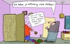 Cartoon: wahnsinnig (small) by Leichnam tagged wahnsinnig,mützen,köpfe,verwunderung,kleiderschrank