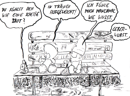 Cartoon: Freude schöner Götterfunken (medium) by kusubi tagged freude,schöner,götterfunken