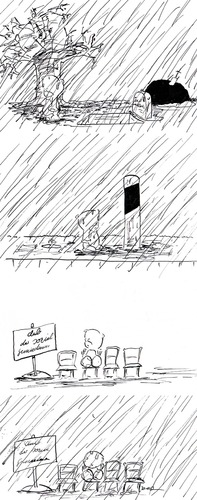 Cartoon: vertikal (medium) by kusubi tagged kusubi