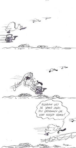 Cartoon: was noch zu sagen bleibt... (medium) by kusubi tagged kusubi