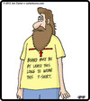 Cartoon: Beard Shirt (small) by cartertoons tagged beards,shirts,slogans,text,standards