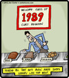 Cartoon: Hungry Like the Wolf (small) by cartertoons tagged music,pop,80s,duran,reunions,friends,food,eating,dinner,1989
