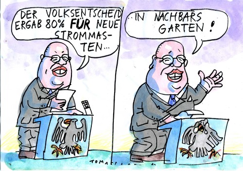 Cartoon: Altmaier (medium) by Jan Tomaschoff tagged altmeier,umweltminister,strommasten,windkraft,energie,altmeier,umweltminister,strommasten,windkraft,energie