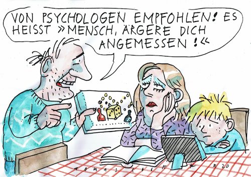 Cartoon: angemessen (medium) by Jan Tomaschoff tagged familie,corona,hausarrest,spiele,langeweile,familie,corona,hausarrest,spiele,langeweile
