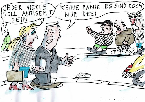 Cartoon: Antisemiten (medium) by Jan Tomaschoff tagged hass,antisemitismus,rechtsradikale,hass,antisemitismus,rechtsradikale