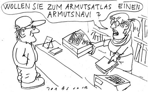 Cartoon: Armutsatlas (medium) by Jan Tomaschoff tagged armut,armutsatlas