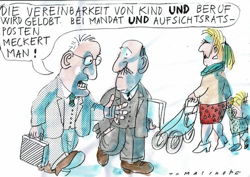 Cartoon: Aufsichtsrat (medium) by Jan Tomaschoff tagged politiker,interessenskonflikt,geldgier,politiker,interessenskonflikt,geldgier