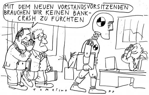 Cartoon: Banker (medium) by Jan Tomaschoff tagged banken,finanzkrise