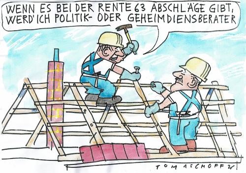 Cartoon: Berater (medium) by Jan Tomaschoff tagged rente,handwerk,politik,berater,honorare,rente,handwerk,politik,berater,honorare
