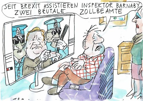 Cartoon: Brexit2 (medium) by Jan Tomaschoff tagged eu,brexit,eu,brexit