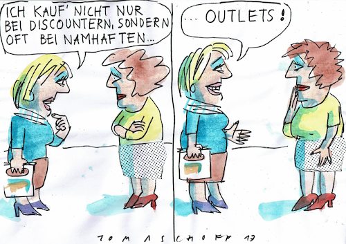 Cartoon: Discount (medium) by Jan Tomaschoff tagged schnäppchenjagd,schnäppchenjagd