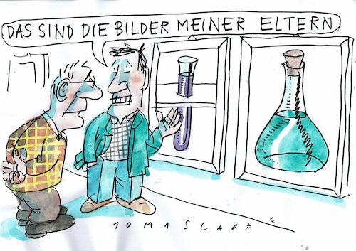 Cartoon: Eltern (medium) by Jan Tomaschoff tagged künstliche,zeugung,künstliche,zeugung